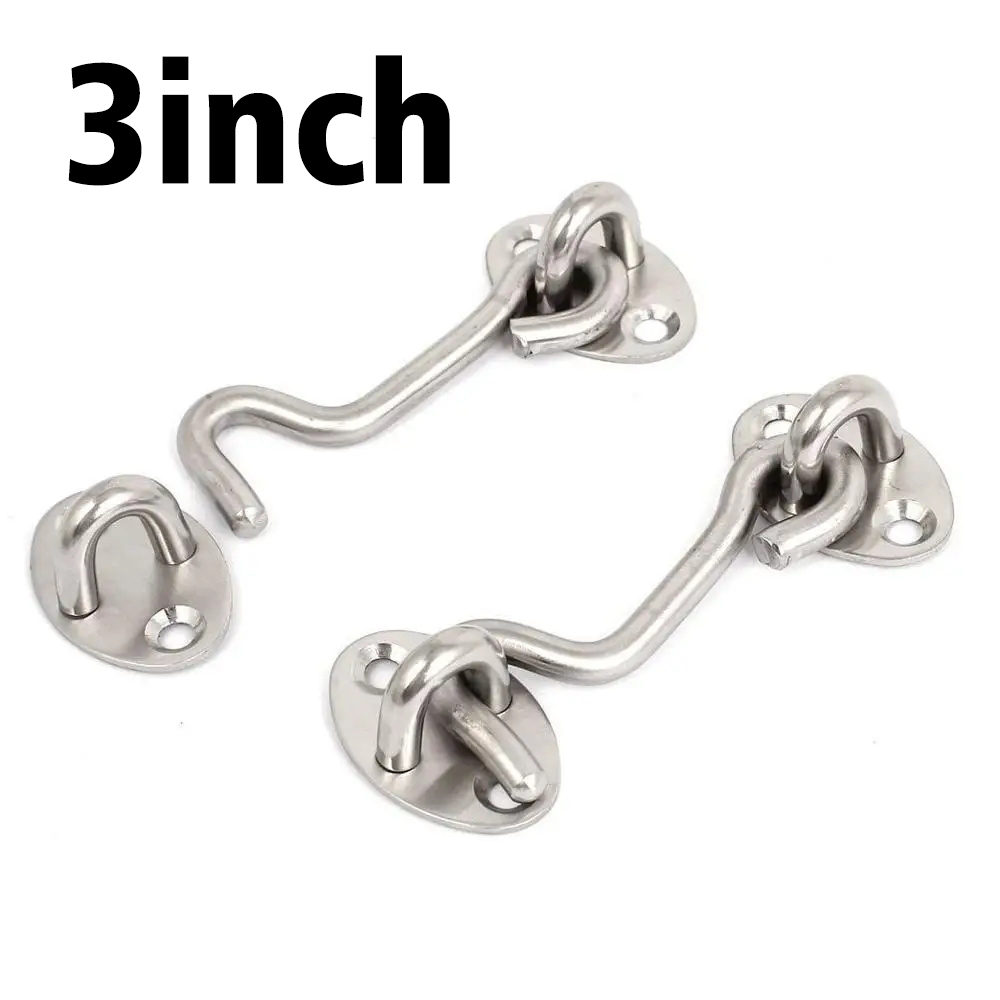 Hook Eye Fastener - 2 Pezzi Gancio per Finestra Stile