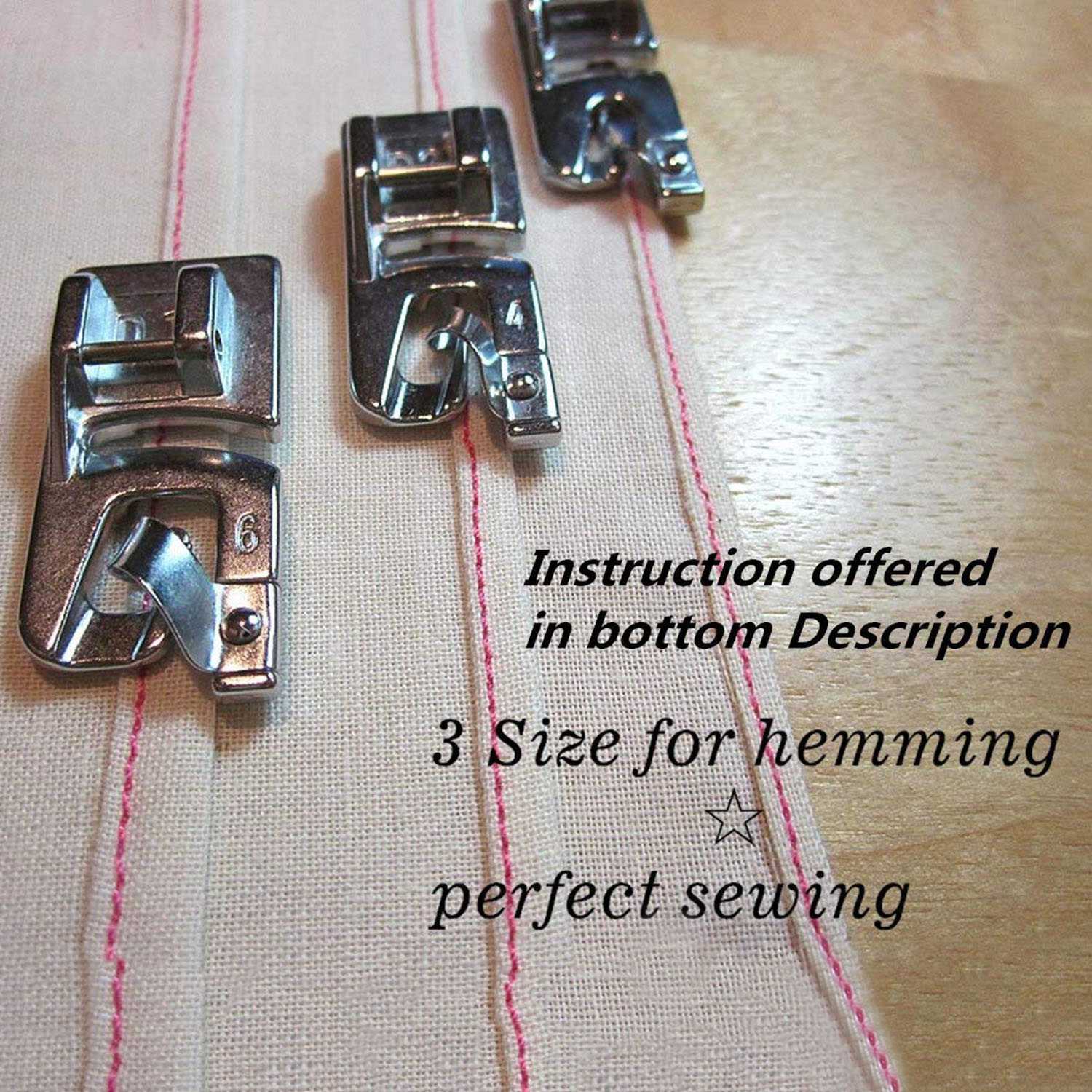 Sewing Hemming - Piedino per macchina da cucire con