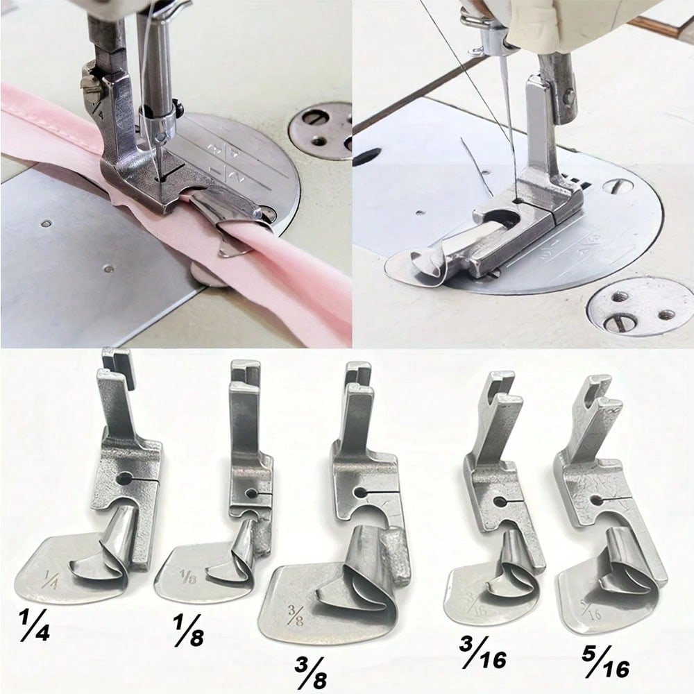 Sewing Hemming - 1 Pezzo Piedino Industriale per Macchina