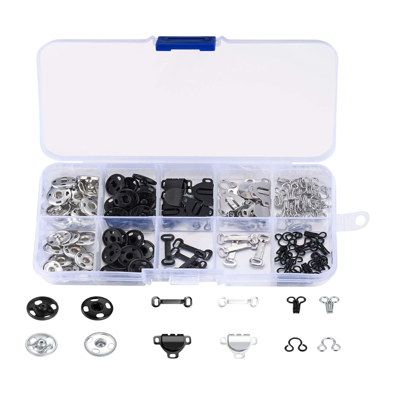 Hook Eye Fastener - Set da 100 Pezzi di Ganci