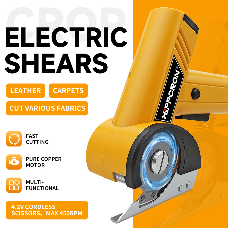 Rotary Cutter Fabric - Forbici Elettriche Senza Fili Hippcron 4.2v,