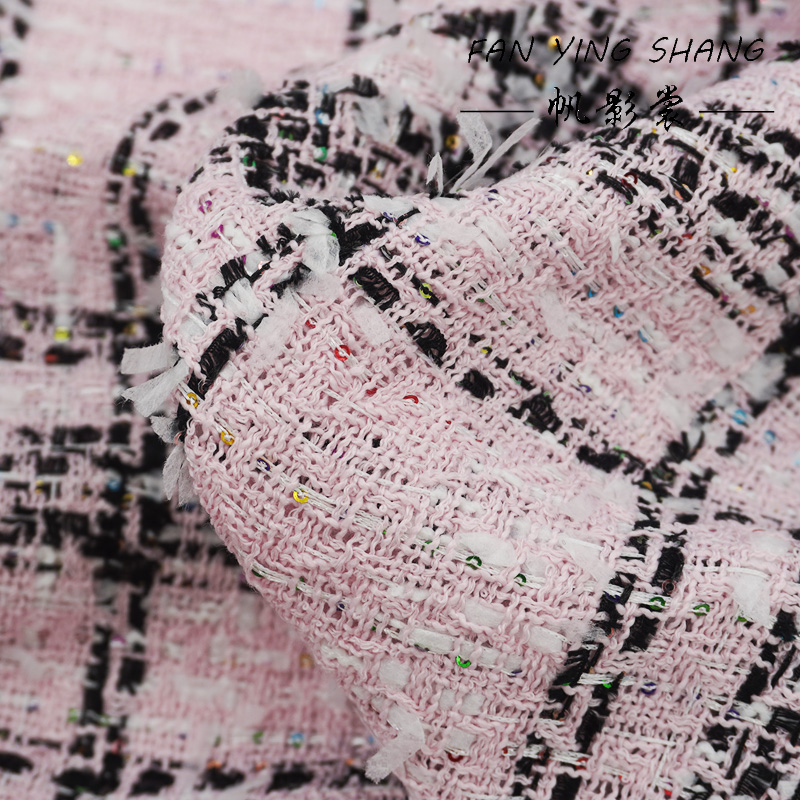 Tessuto Tweed Rosa Classico a  - Sewing Tweed recensione e prezzo