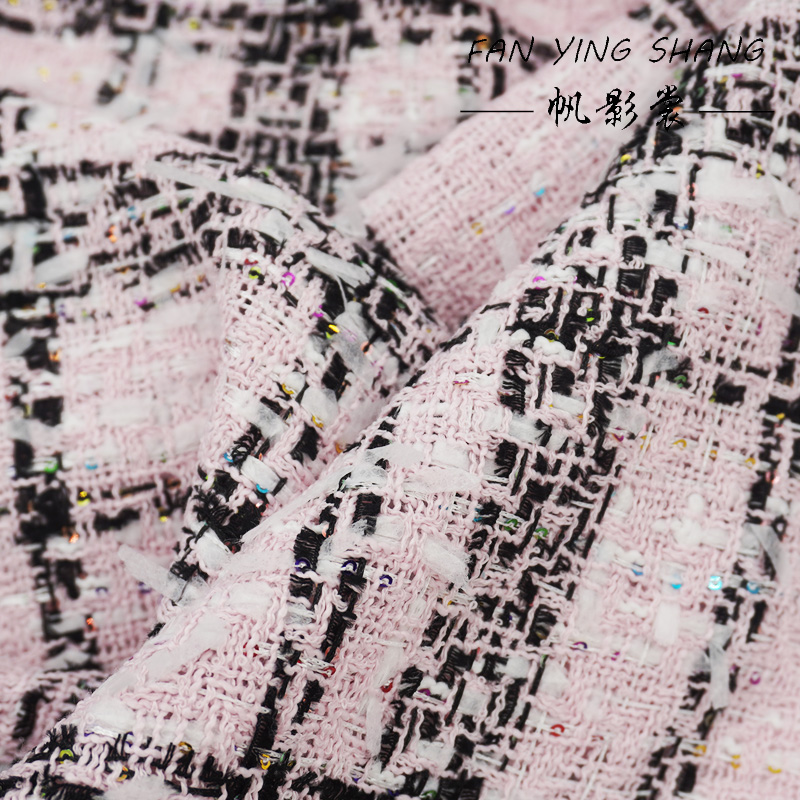 Tessuto Tweed Rosa Classico a  - Sewing Tweed recensione e prezzo
