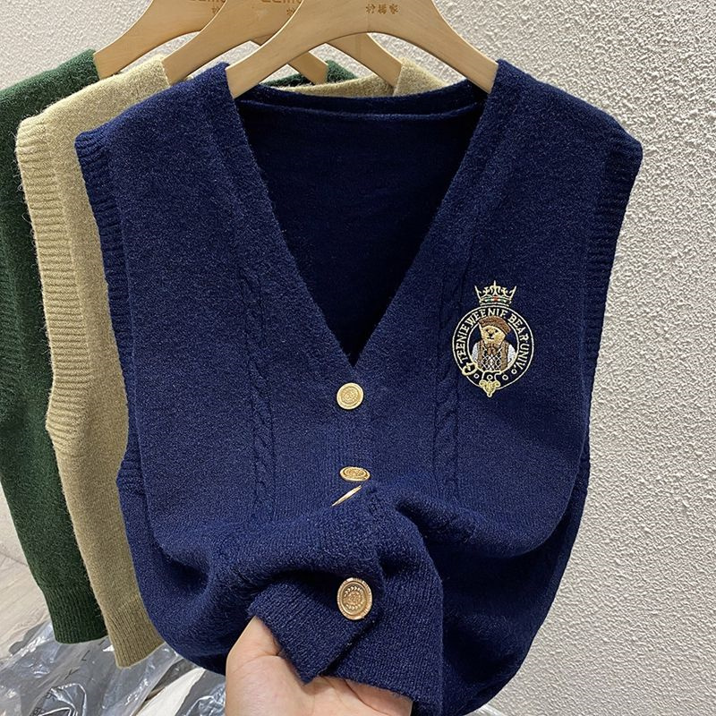 Nuovo orso ricamato lavorato a - Sewing Vest recensione e prezzo
