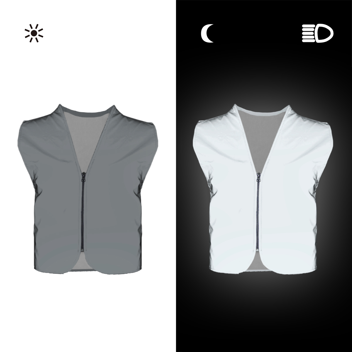 Salzmann Gilet riflettente Gil - Invisible Zip Fastener recensione e prezzo