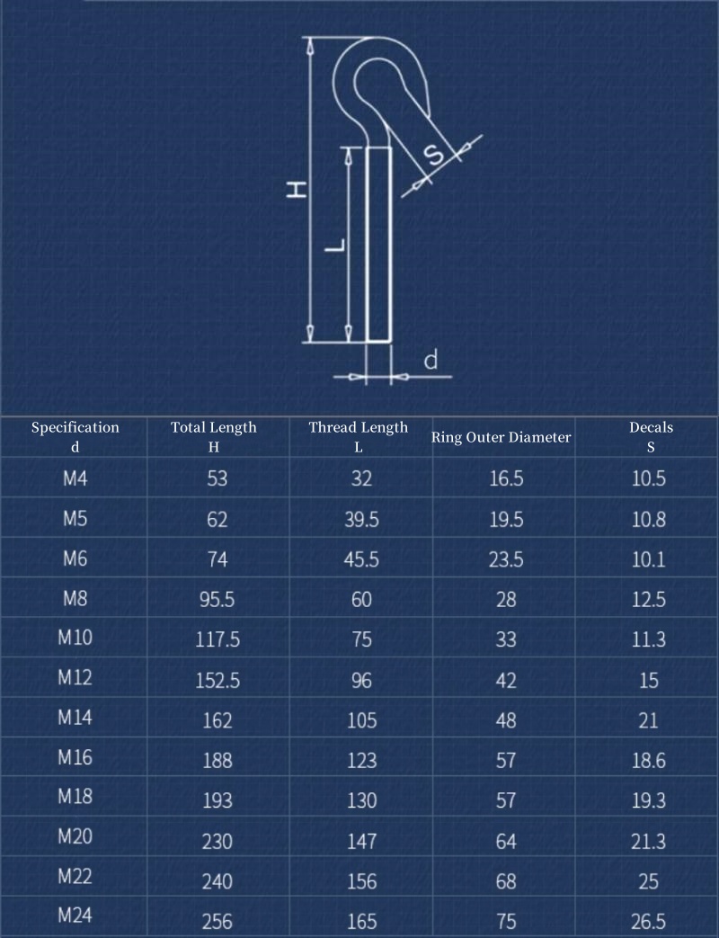 Gancio ad anello in acciaio in - Hook Eye Fastener recensione e prezzo