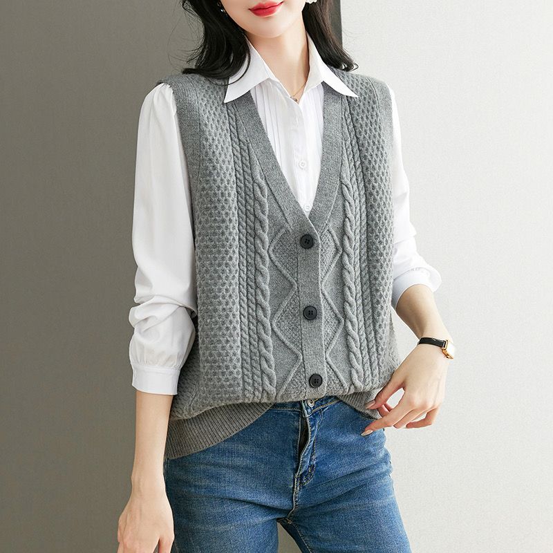 Maglione lavorato a maglia nuo - Sewing Vest recensione e prezzo