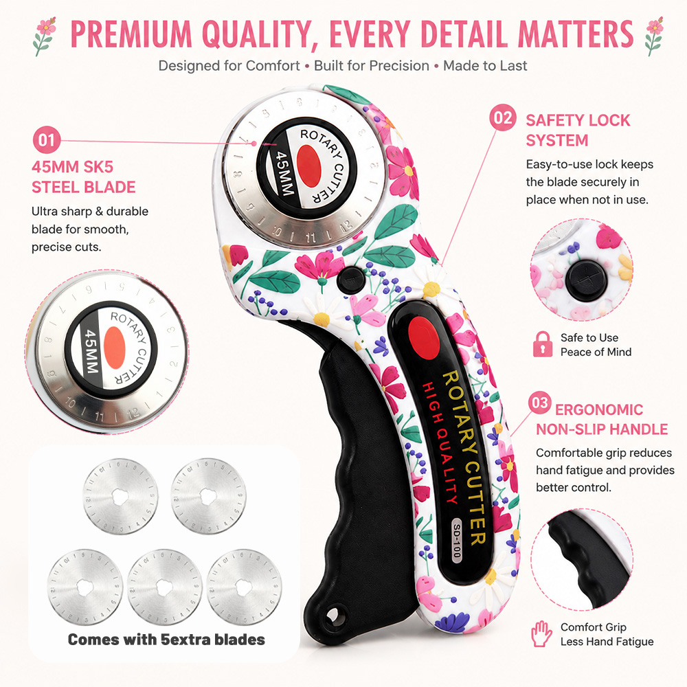 Taglierina Rotante 45mm per Ca - Rotary Cutter Fabric recensione e prezzo