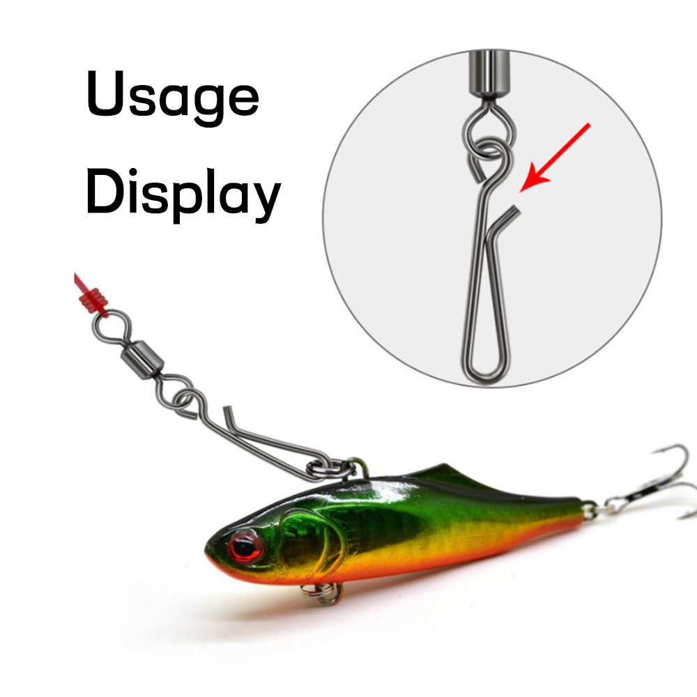 100 pz Pesca in Acqua Salata I - Hook Eye Fastener recensione e prezzo